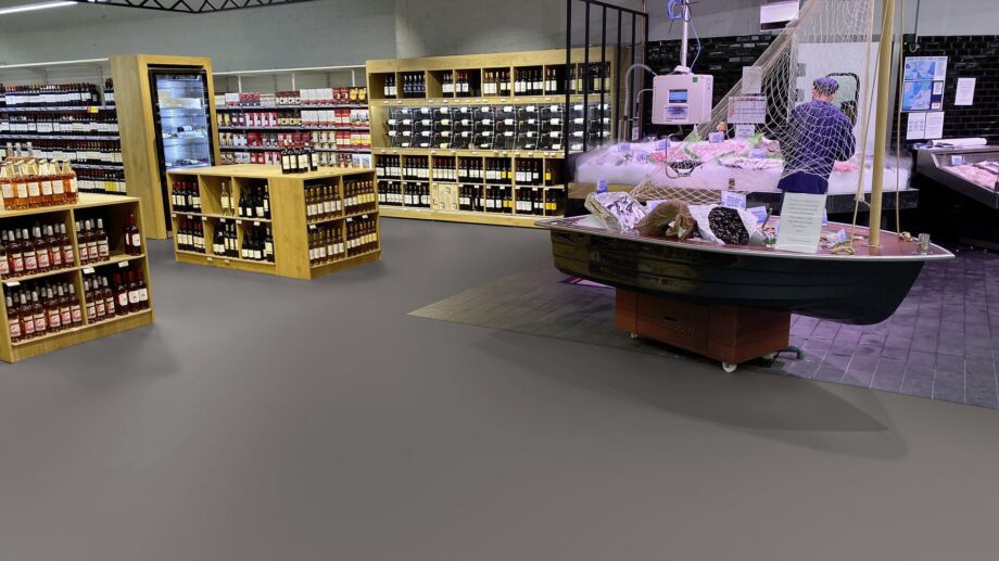 Linoleum Gerflor Uni Walton 0082 Broken Grey – vaade 3