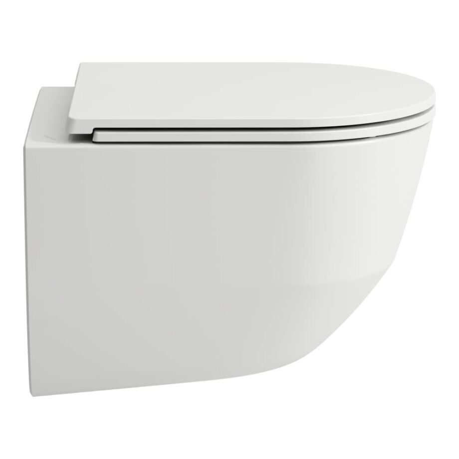 WC pott Laufen PRO Rimless, seinale kinnitatav, soft-close vaikselt sulguv prill-laud kaanega