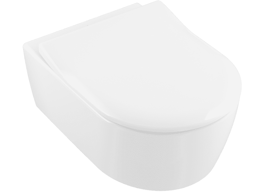 WC pott AVENTO, rimless, seinale kinnitatav, soft-close vaikselt sulguv prill-laud – vaade 2 WC pott AVENTO, rimless, seinale kinnitatav, soft-close vaikselt sulguv prill-laud – vaade 2