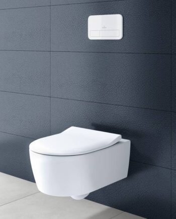WC pott AVENTO, rimless, seinale kinnitatav, soft-close vaikselt sulguv prill-laud