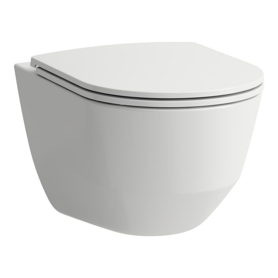 WC pott Laufen PRO, seinale kinnitatav, soft-close vaikselt sulguv prill-laud kaanega – vaade 3