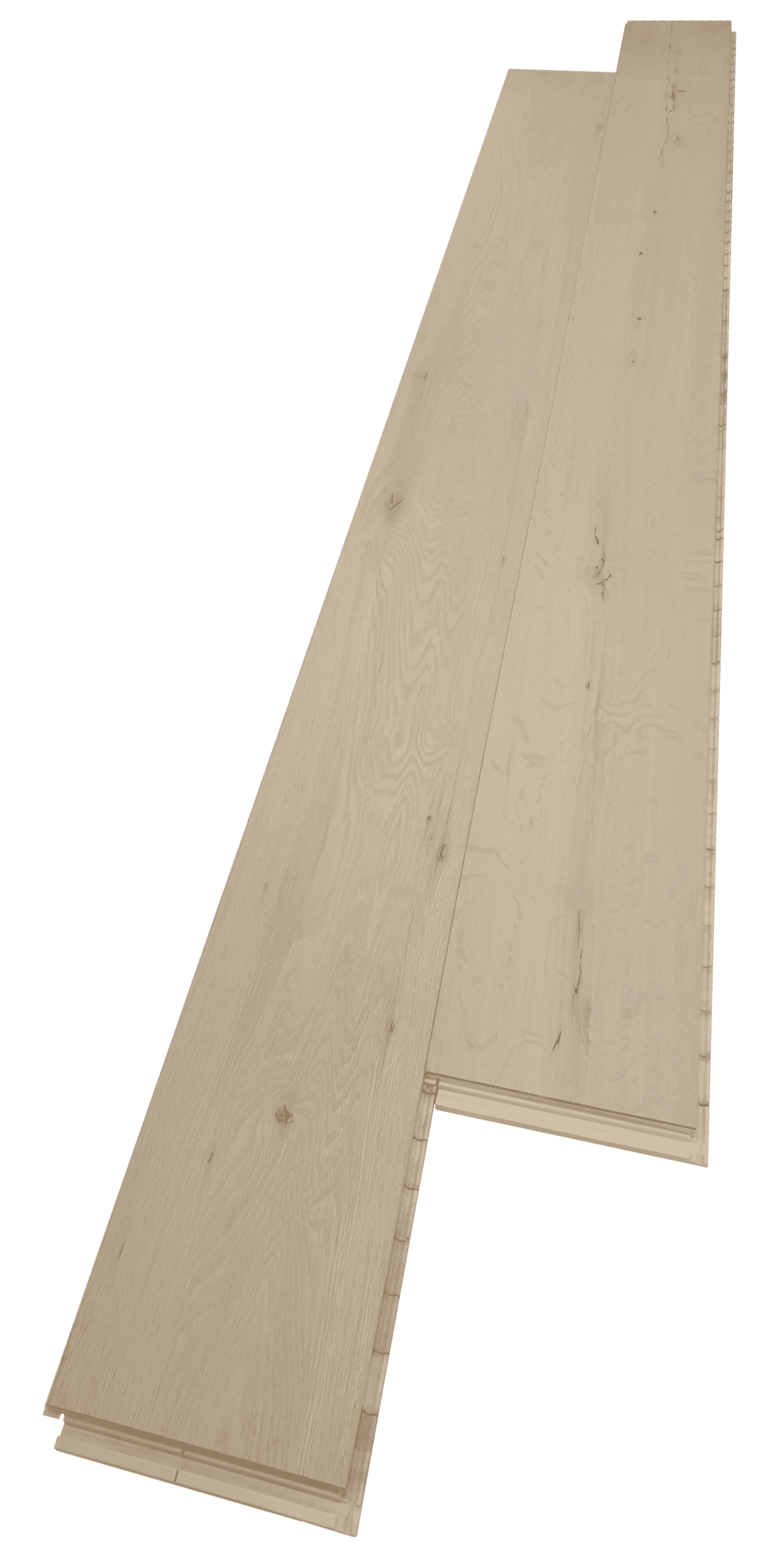 Parkett Tamm Rustical 1-lip faasitud harjatud valge matt lakk 189mm – vaade 4