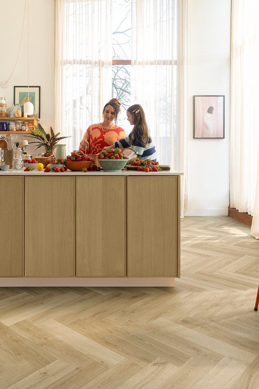 Vinüülparkett kalasaba Quick-Step Ciro Botanic Beige – vaade 4