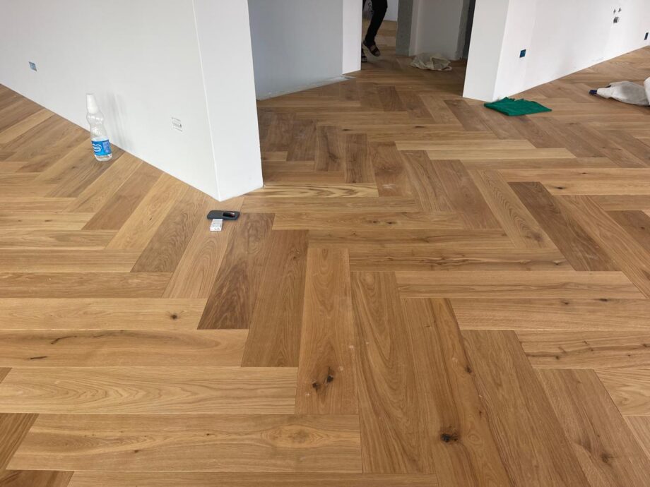 Kalasaba parkett Tamm Rustic õlivahatatud 105mm – vaade 6