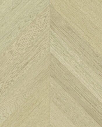 Chevron parkett Tamm Natuur harjatud faasitud valge matt lakk
