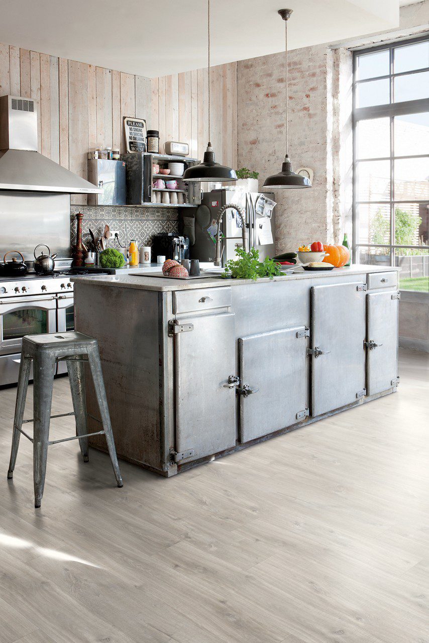 Vinüülparkett Quick-Step Blos Canyon tamm Grey Saw Cuts – vaade 3