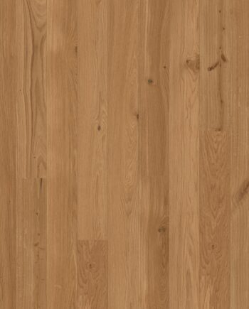 Puitparkett Bauwerk Casapark Budget Cut tamm 35 faasitud, harjatud, õlivahatatud 138mm naturaalse tamme tooni ja kergelt rustikaalse sorteeringuga.