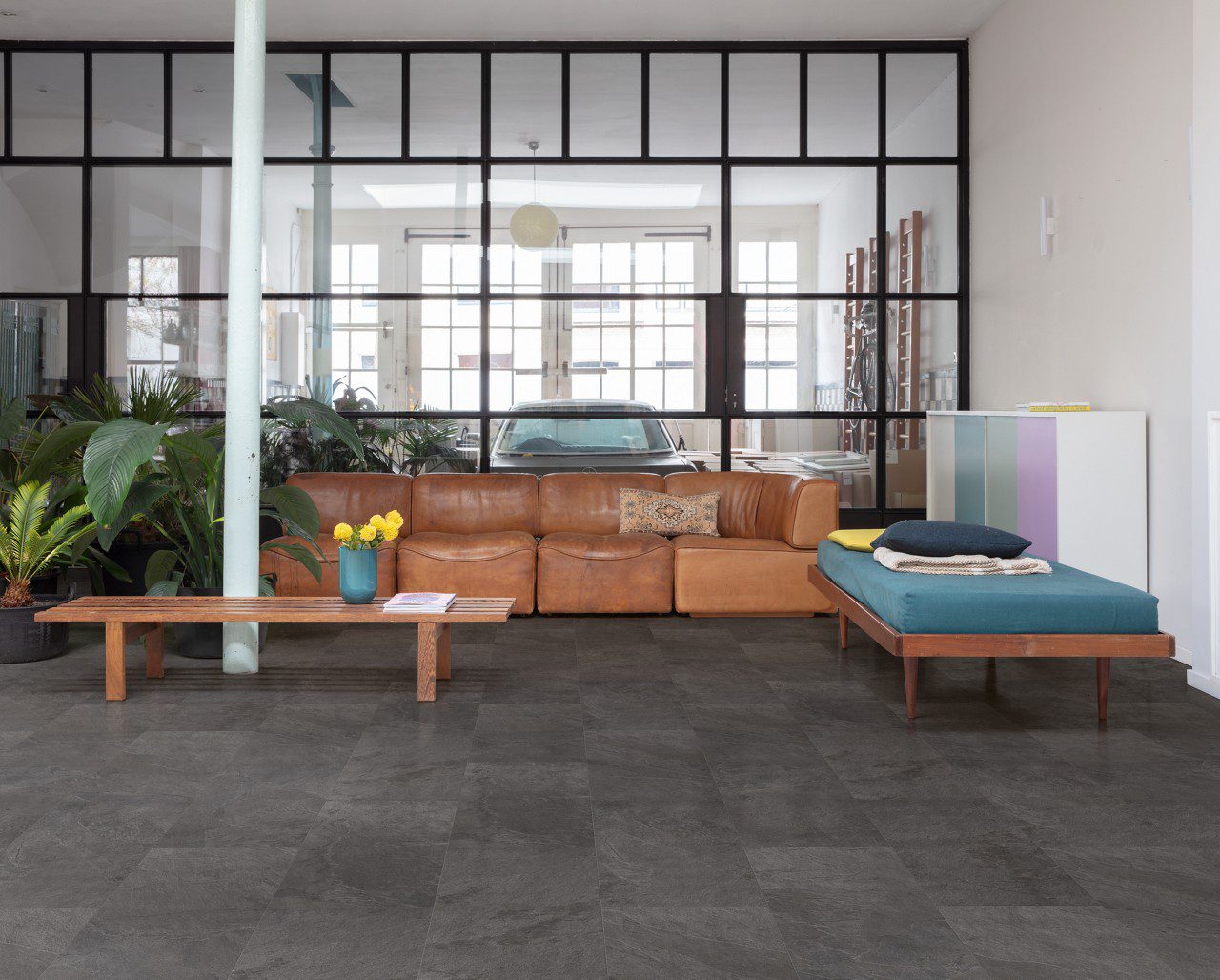 Vinüülparkett Quick-Step Oro Black Slate