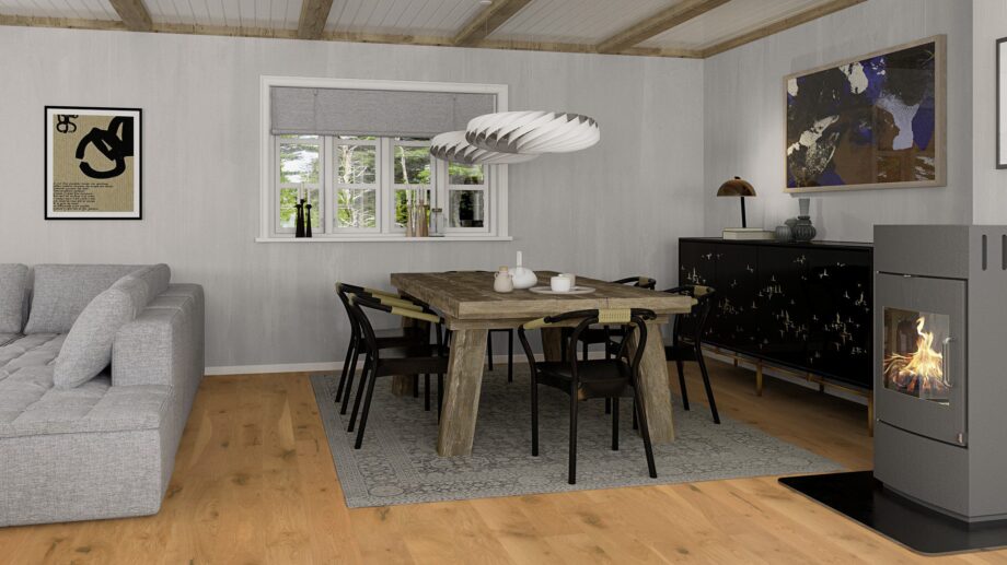 Tammeparkett Bauwerk Casapark 56 harjatud matt lakk 138mm – vaade 8