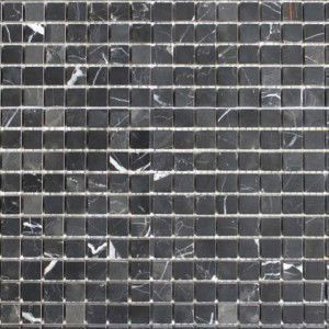 Kivimosaiik Stone Nr. 20, 30x30 cm, 8 mm, must