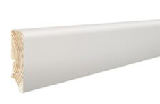 Põrandaliist mänd valgeks värvitud, P6P, 16x60x2200 mm