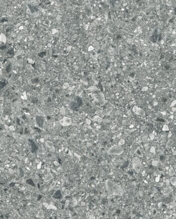 Terrazzo mustriga matt keraamiline põrandaplaat Terrazzo Smoke, 60x60 cm, 8,8 mm, suitsuhall