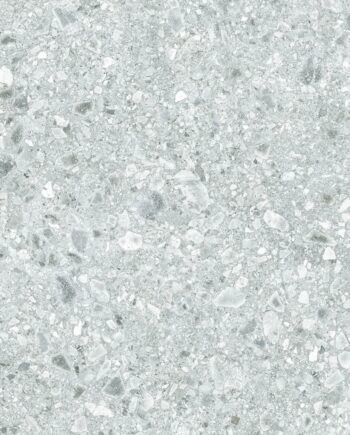 Terrazzo mustriga matt keraamiline põrandaplaat Terrazzo White, 60x60 cm, 8,8 mm, valge