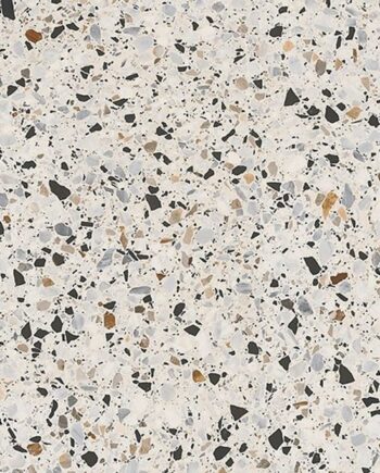 Terrazzo mustriga poolpoleeritud keraamiline põrandaplaat Hika Terrazzo Mix, 60x120 cm, 8 mm, mitmevärviline, R9