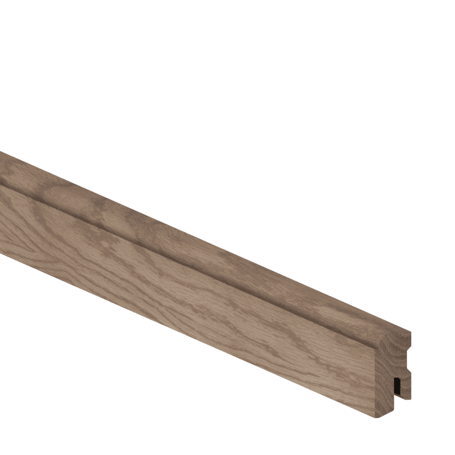 porandaliist-020494-1 Põrandaliist tamm, täispuit, 20x40x2700 mm
