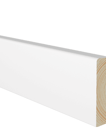 Põrandaliist mänd valgeks värvitud, 15x58x2700 mm
