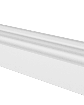 Põrandaliist mänd valgeks värvitud, profiilne, 14x58x2700 mm