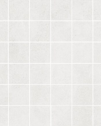 Betoonimustriga mosaiikplaat Tau Integra White 5x5, 30x30 cm, valge