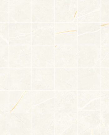 Marmorefektiga poleeritud mosaiikplaat Tau Elite White 5x5 Pol, 30x30 cm, valge