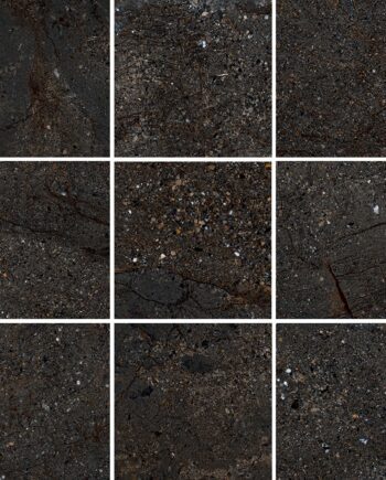 Kiviefektiga mosaiikplaat Tau Mainstone Black 10x10 Pol, 30x30 cm, must