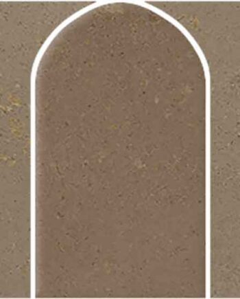 Betoonimustriga mosaiikplaat Tau Detroit Cotto Arco, 43,7x14,3 cm, terrakota