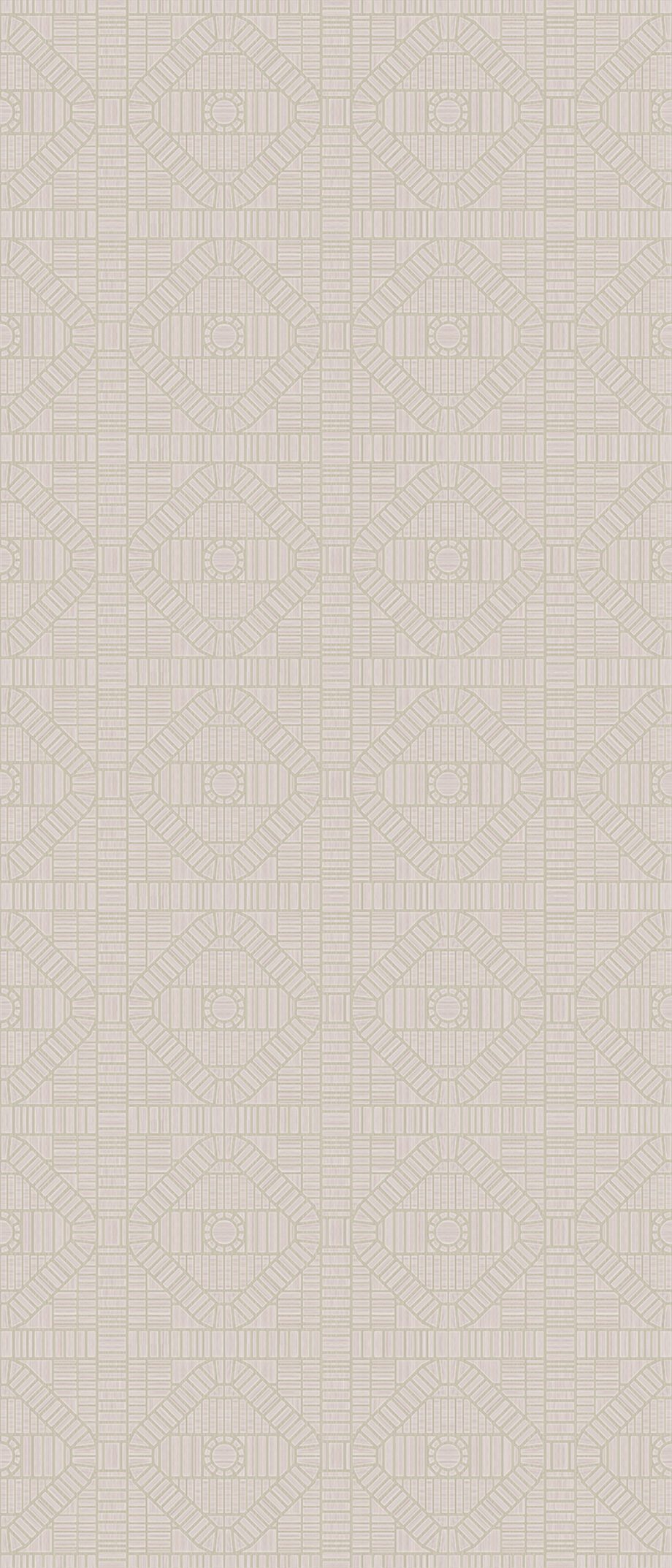Mustriline suur keraamiline dekoorpaneel ABK Moooi Special Edition Geometrical Rhea Ivory, 120x280 cm, 6 mm, matt (naturale)