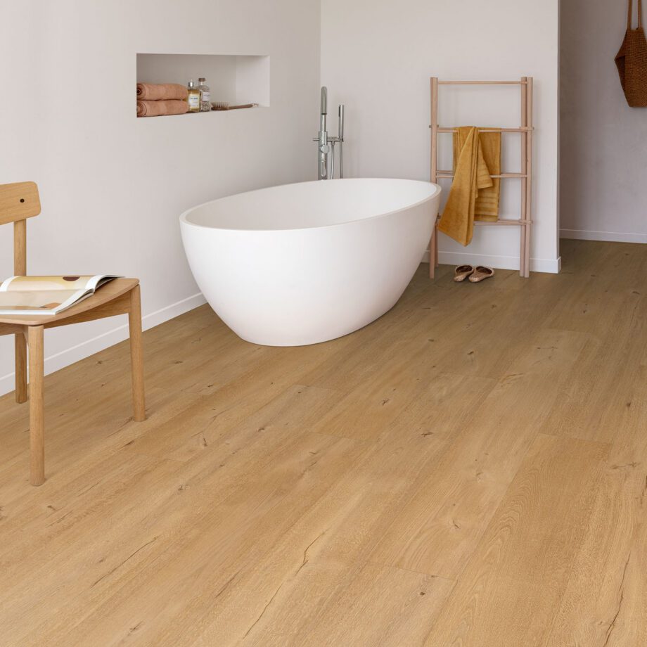 Tugevdatud südamikuga LVT vinüülparkett Floorify XL Plank Frangipane F095 3 Tugevdatud südamikuga LVT vinüülparkett Floorify XL Plank Frangipane F095