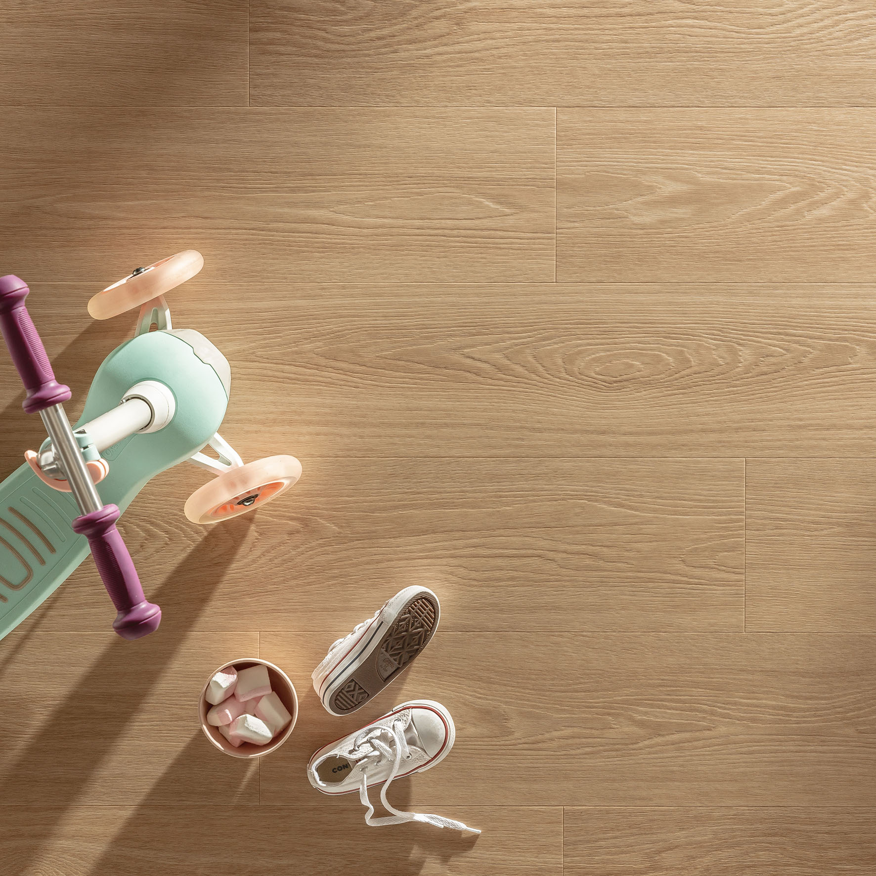 Tugevdatud südamikuga LVT vinüülparkett Floorify Plank Cannelé F058