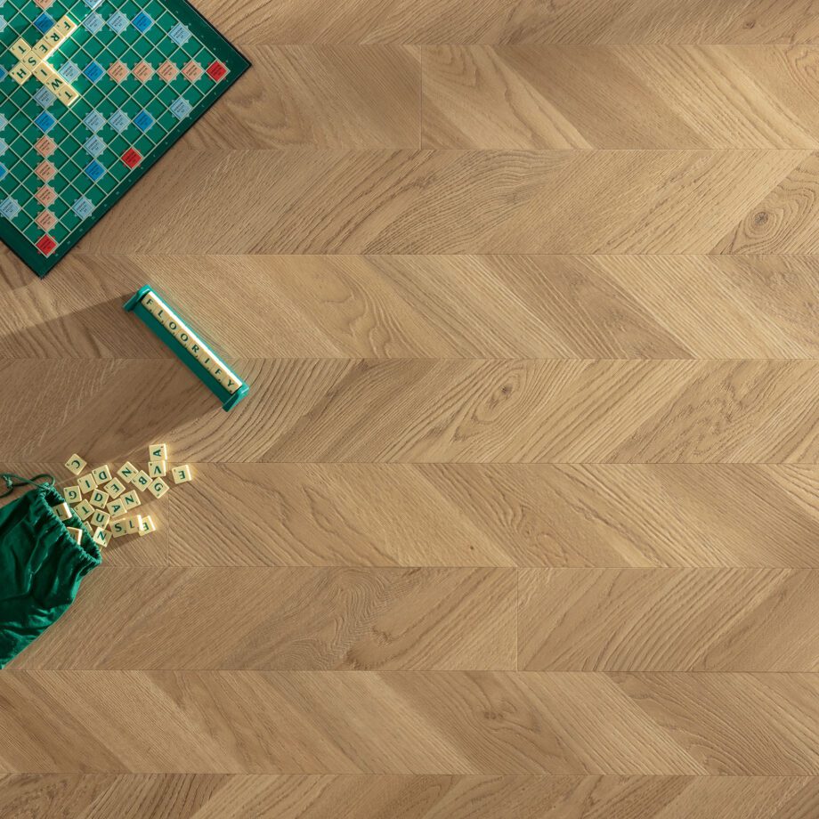 Tugevdatud südamikuga LVT vinüülparkett Floorify Twist Toblerone F401