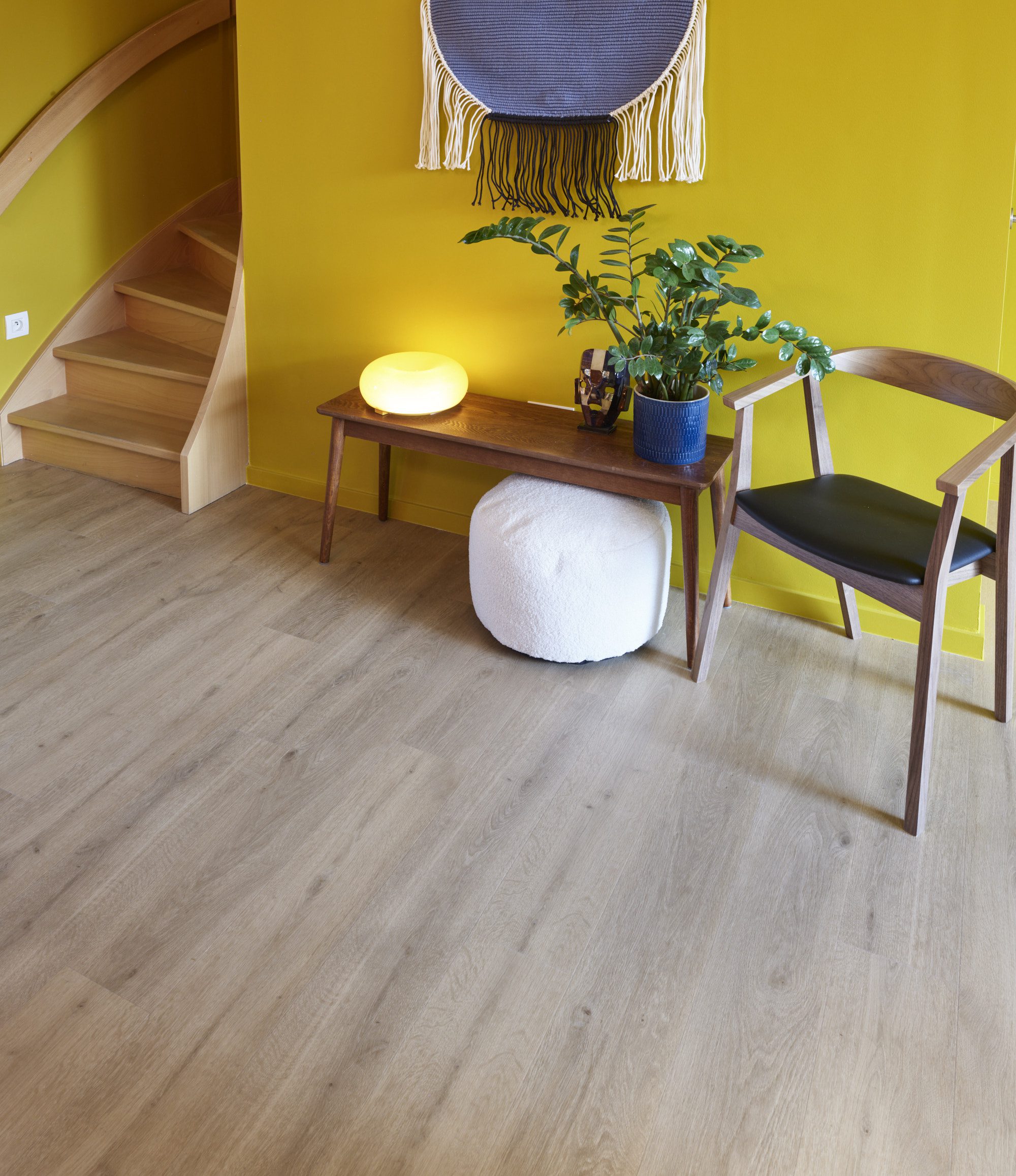 Tugevdatud südamikuga LVT vinüülparkett Floorify Plank Apple Crumble F055