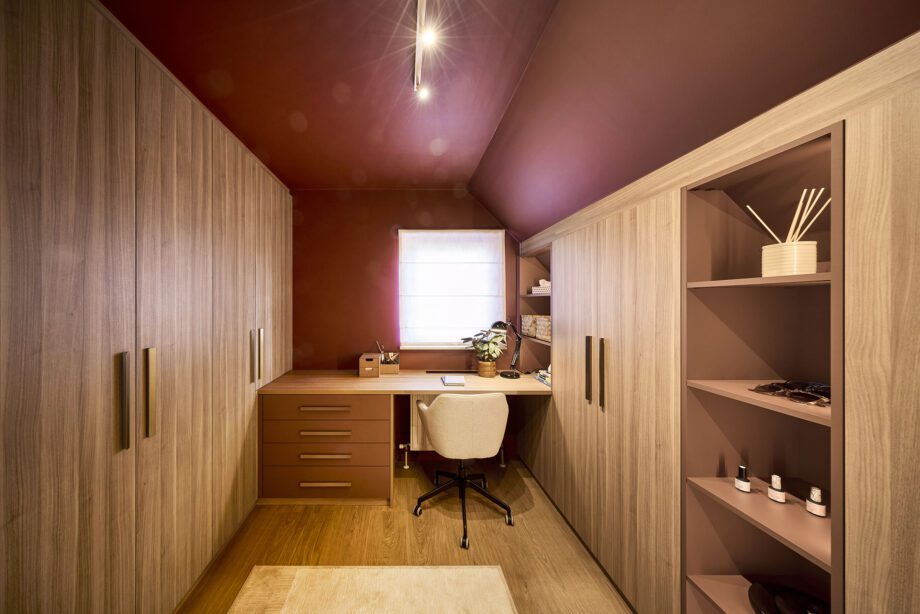 Tugevdatud südamikuga LVT vinüülparkett Floorify XL Plank Toffee F098