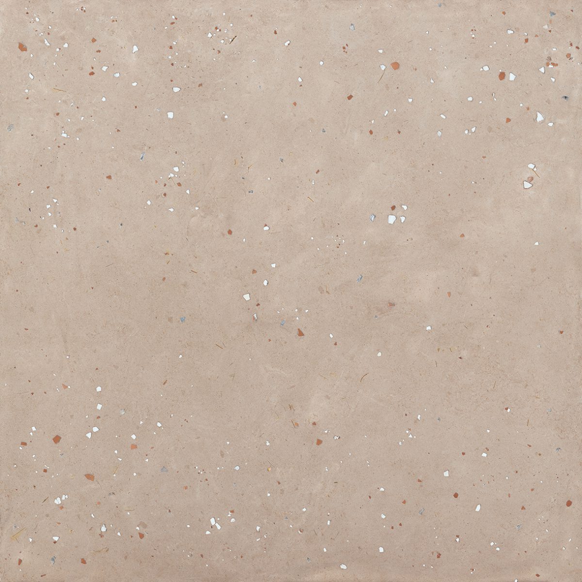 Terrazzo-mustriga keraamiline plaat ABK Moooi Egg Scape Powder, 120x120 cm, 8,5 mm, matt (naturale)