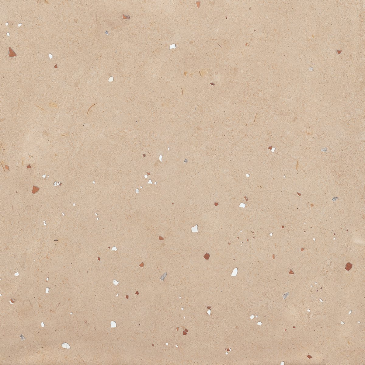 Suur keraamiline plaat terrazzo-mustriga ABK Moooi Egg Scape Hay, 120x280 cm, 6 mm, matt (naturale)