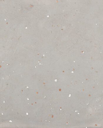 Terrazzo-mustriga keraamiline plaat ABK Moooi Egg Scape Concrete, 120x120 cm, 8,5 mm, matt (naturale)