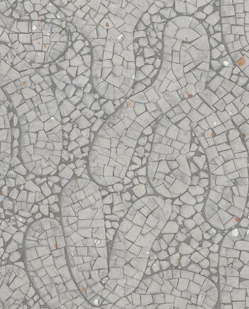 Mustriline keraamiline dekoorplaat ABK Moooi Egg Scape Cloistered Dove Concrete, 60x120 cm, 8,5 mm, läikiva dekooriga