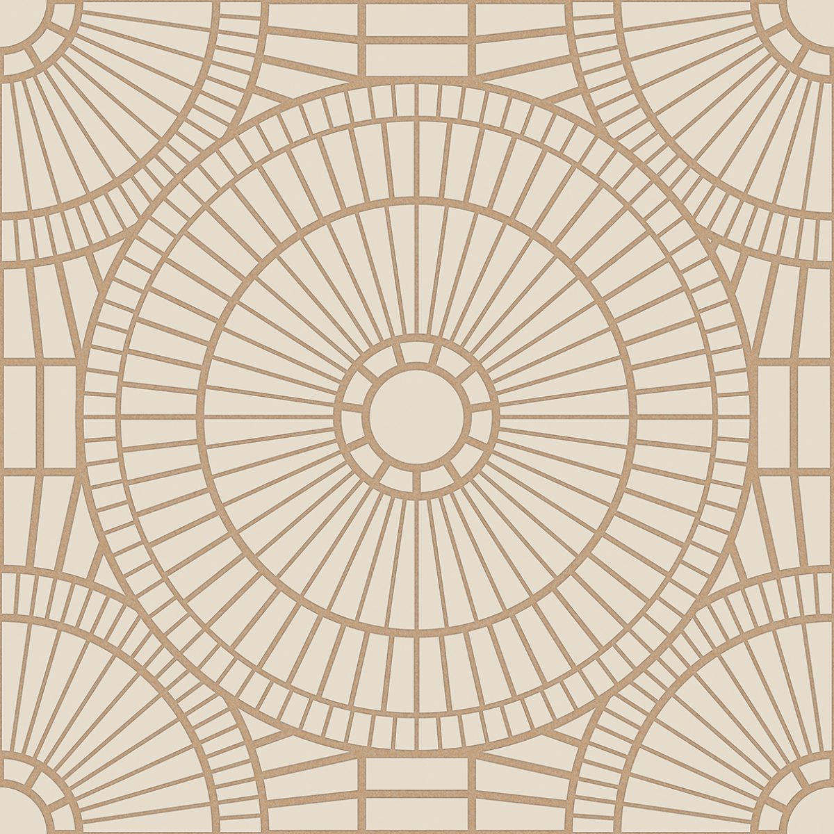 3D reljeefne keraamiline dekoorplaat ABK Moooi Decor Library Hypnotic Owl Gold, 60x60 cm, 8,5 mm, 3D reljeefne pind