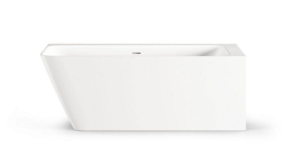 Nurgavann PAA QUADRO CORNER A 160x75 cm, vasakpoolne, läikiv kivimass