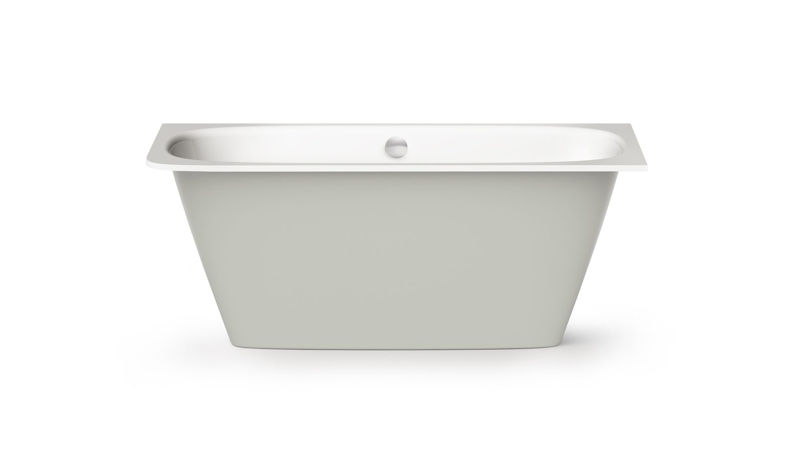 Sisseehitatav kivivann PAA SMART 150 A 150x75 cm, ümar nurk A, läikiv kivimass