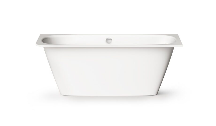 Sisseehitatav kivivann PAA SMART 160 A 160x75 cm, ümar nurk A, läikiv kivimass