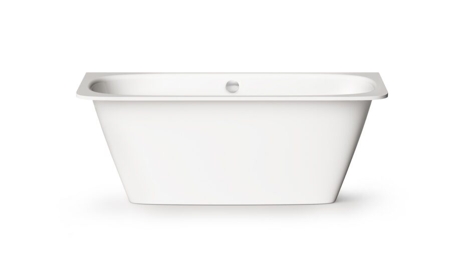 Sisseehitatav kivivann PAA SMART 160 AD 160x75 cm, ümarad nurgad A ja D, läikiv kivimass