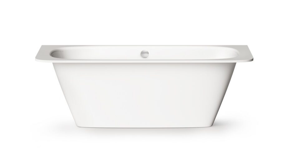 Sisseehitatav kivivann PAA SMART 180 AD 180x75 cm, ümarad nurgad A ja D, läikiv kivimass