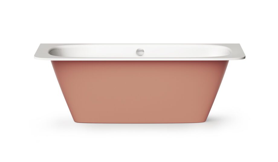 Sisseehitatav kivivann PAA SMART 180 AD 180x75 cm, ümarad nurgad A ja D, läikiv kivimass
