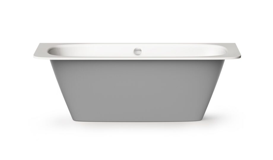 Sisseehitatav kivivann PAA SMART 180 AD 180x75 cm, ümarad nurgad A ja D, läikiv kivimass