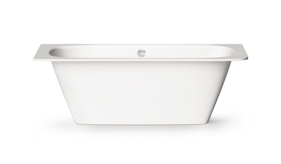 Sisseehitatav kivivann PAA SMART 180 D 180x75 cm, ümar nurk D, läikiv kivimass