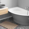 Nurgavann PAA TRE 170 D 170×100 cm, parempoolne, läikiv kivimass 2 Nurgavann PAA TRE 170 D 170x100 cm, parempoolne, läikiv kivimass