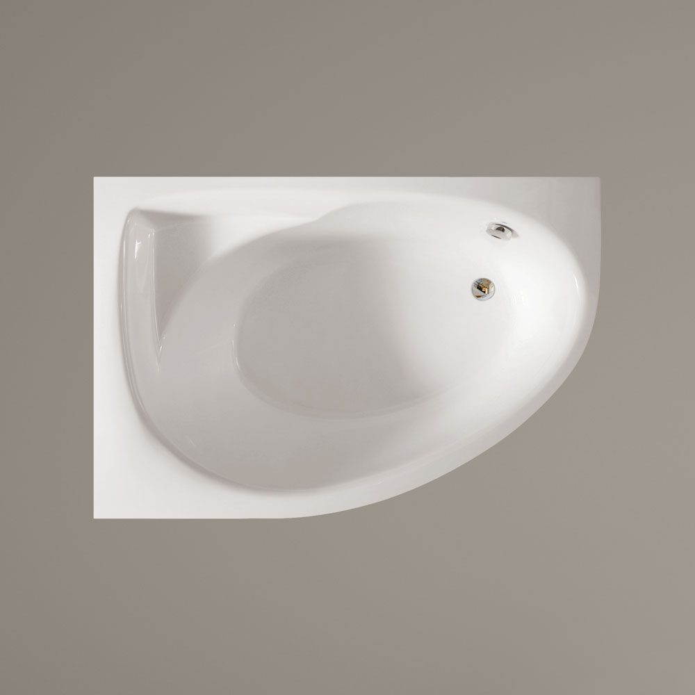 Nurgavann PAA TRE 150 D 150x100 cm, parempoolne, läikiv kivimass