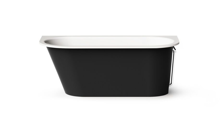 Sisseehitatav kivivann PAA VARIO L AD 166x75 cm, ümarad nurgad A ja D, läikiv kivimass