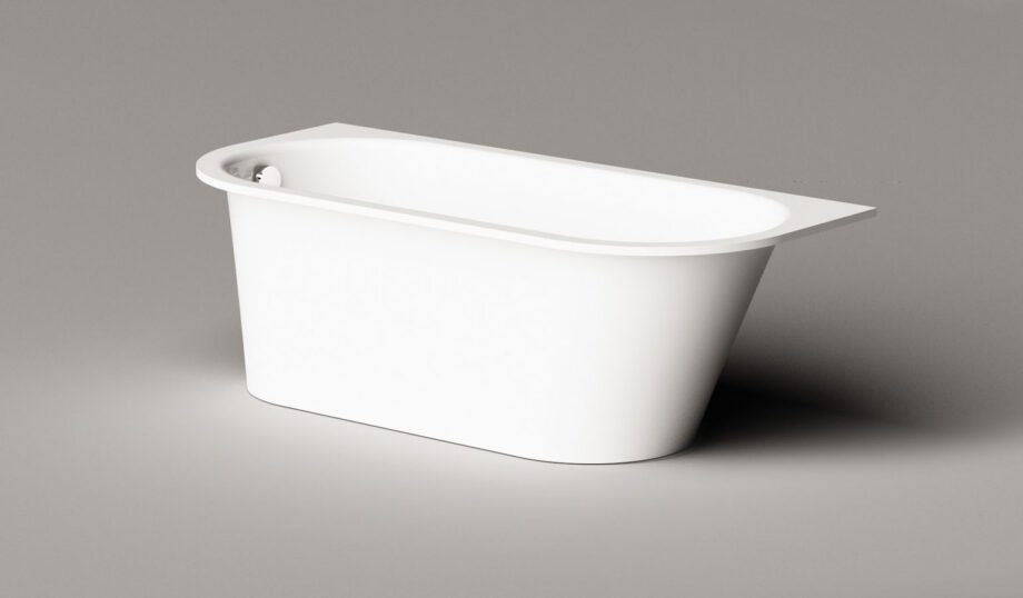 Sisseehitatav kivivann PAA VARIO L BC 166×75 cm, ümarad nurgad B ja C, läikiv kivimass 10 Sisseehitatav kivivann PAA VARIO L BC 166x75 cm, ümarad nurgad B ja C, läikiv kivimass