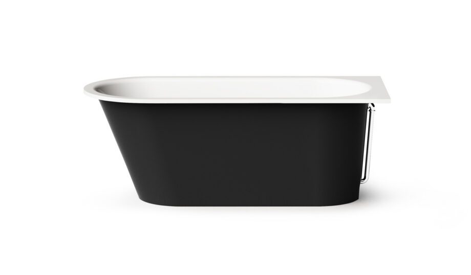 Sisseehitatav kivivann PAA VARIO L AB 168x75 cm, ümarad nurgad A ja B, läikiv kivimass