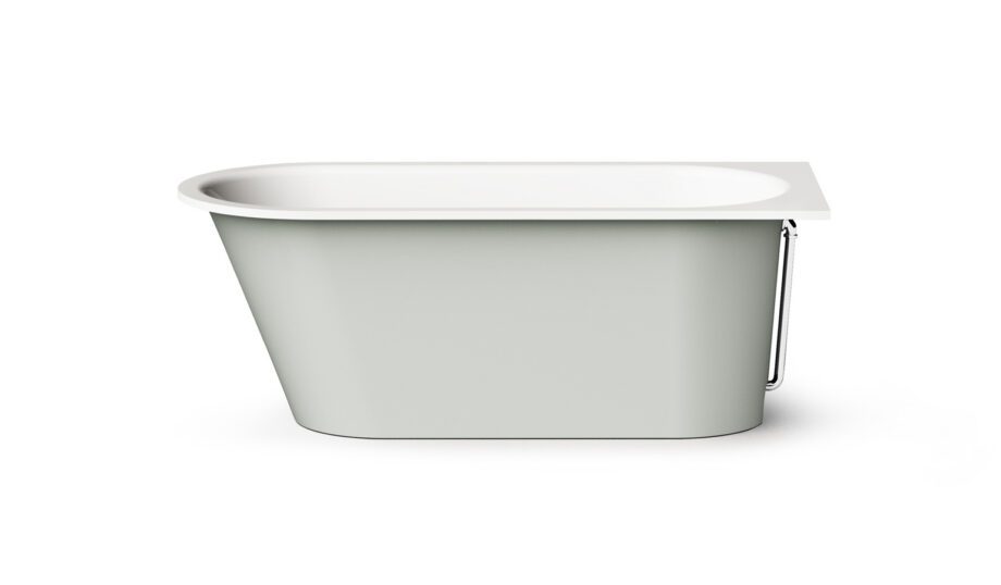 Sisseehitatav kivivann PAA VARIO L AB 168x75 cm, ümarad nurgad A ja B, läikiv kivimass